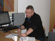 Toimitsia Matti Leinonen oli pappina 28.2.-09 kevätkokouksessa kertoen tulevista eläkekaavailuista ja palkkojen kehiyyymisestä-08